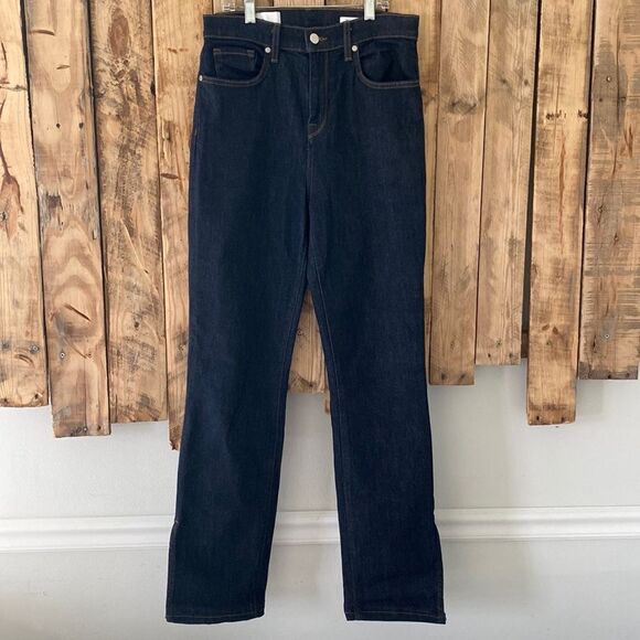 BLDWN Vented Hi Rise Skinny Jean Abyss Blue Dark Wash Size 29 - Picture 2 of 16